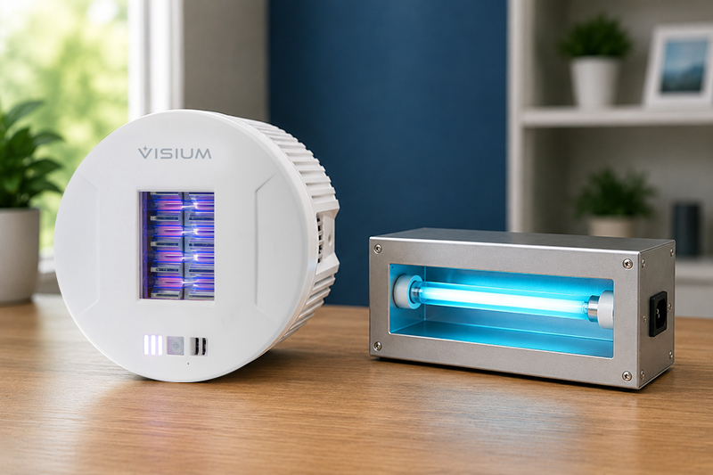 Far-UVC vs Traditional 254 UV-C fixtures