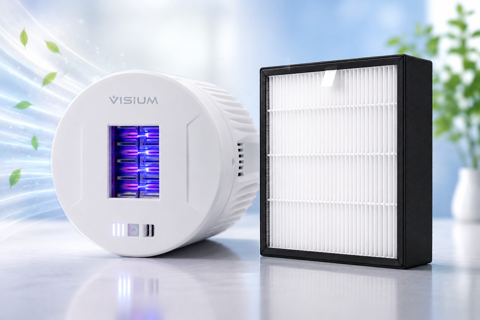 Hepa filters vs Visium Far-uvc light for sanitization