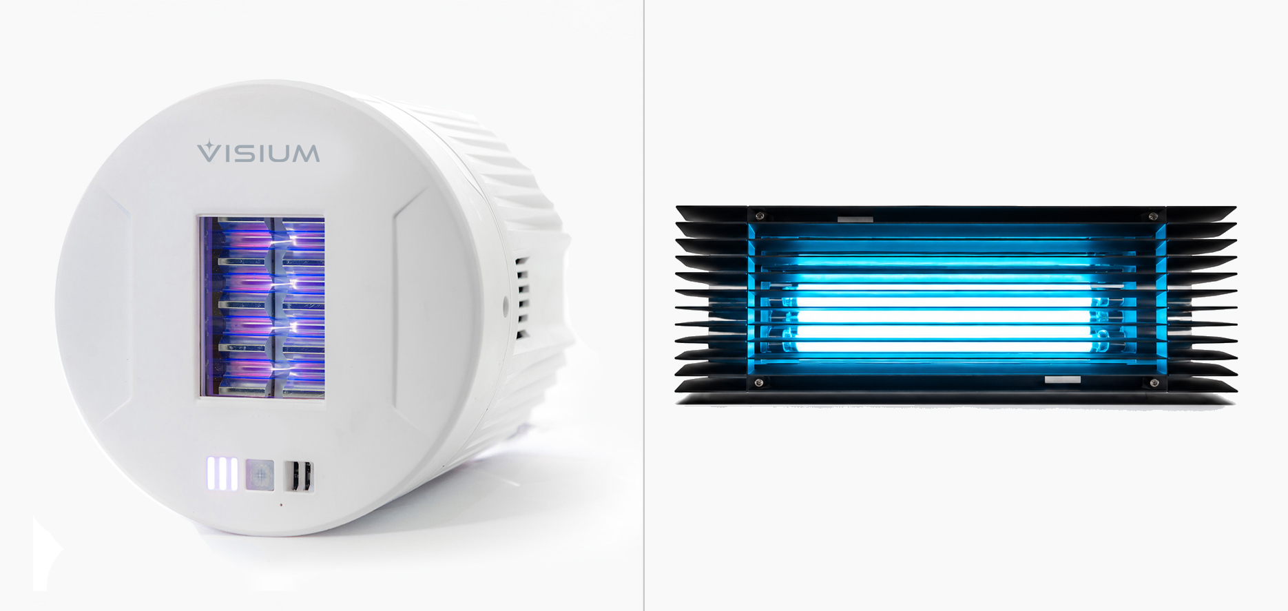 Visium vs Upper Room UVC fixtures